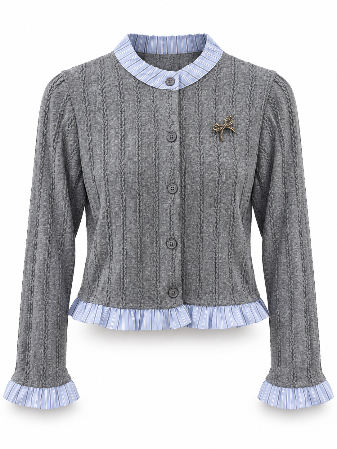 Ribbon Gingham Top