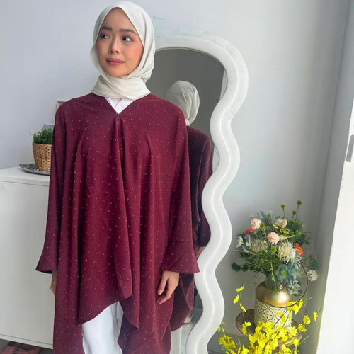 Jeslina Kaftan Top - Diamond